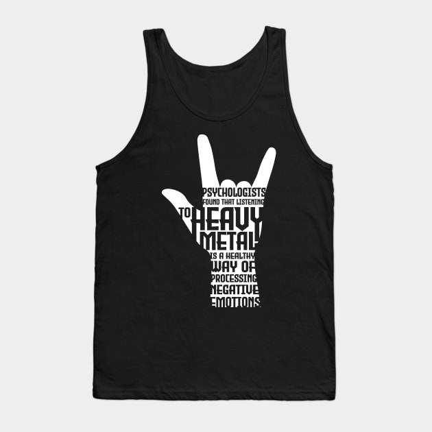 Heavy Metal Psychology Tank Top by MacMarlon